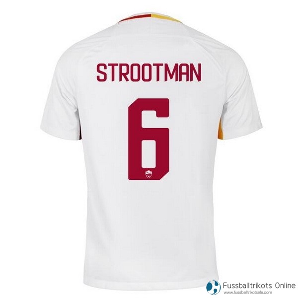 AS Roma Trikot Auswarts Strootman 2017-18 Fussballtrikots Günstig